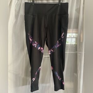 Black Leggings With Inserts